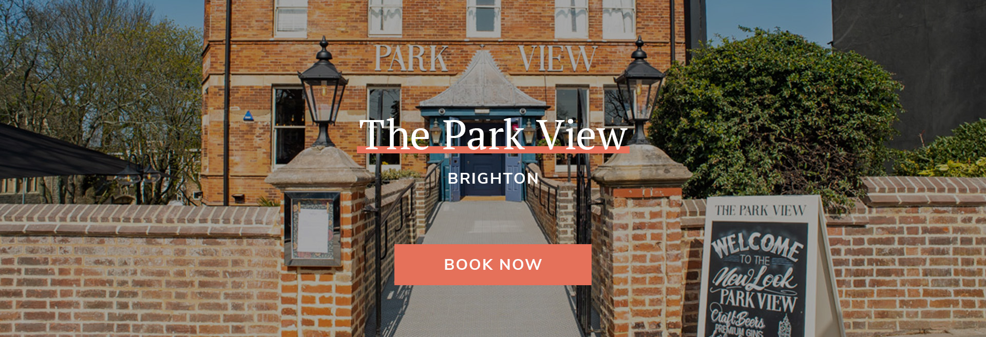 Enjoy a meal at your local pub at The Park View in Brighton